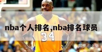 nba个人排名,nba排名球员